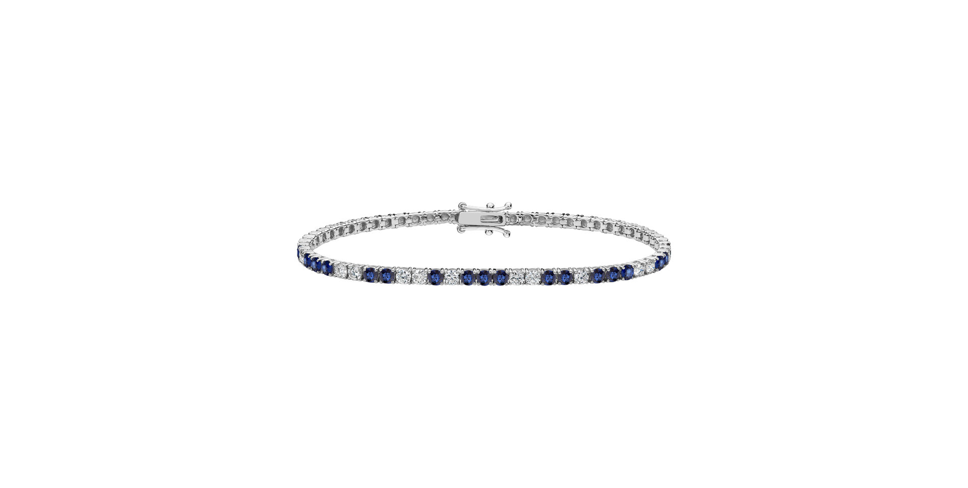 Diamond bracelet with Sapphire Aurorra
