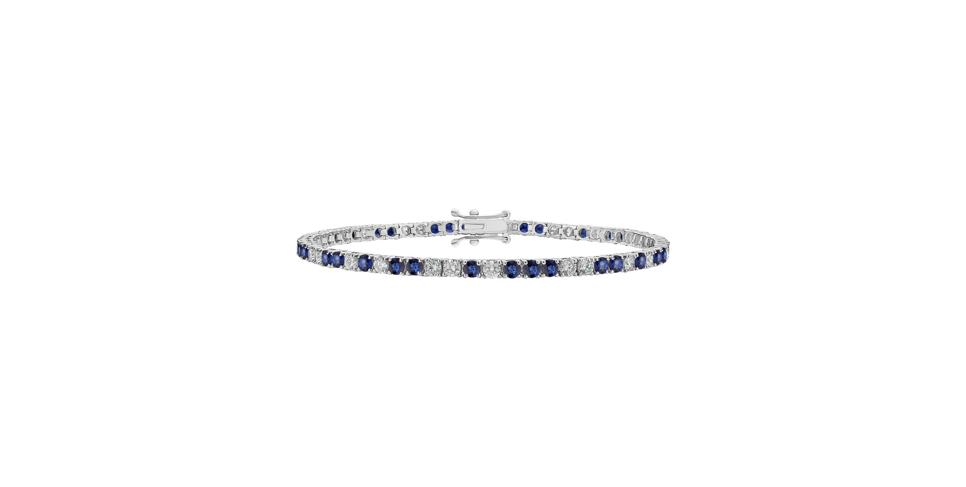 Diamond bracelet with Sapphire Belissia