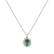 Diamond pendant with Emerald Princess Hope3