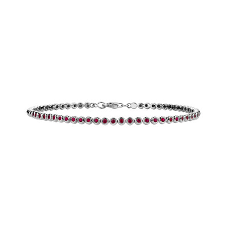 Bracelet with Ruby Essential Spendour