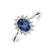 Diamond ring with Sapphire Princess Sparkle4
