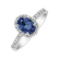 Diamond ring with Sapphire Princess4