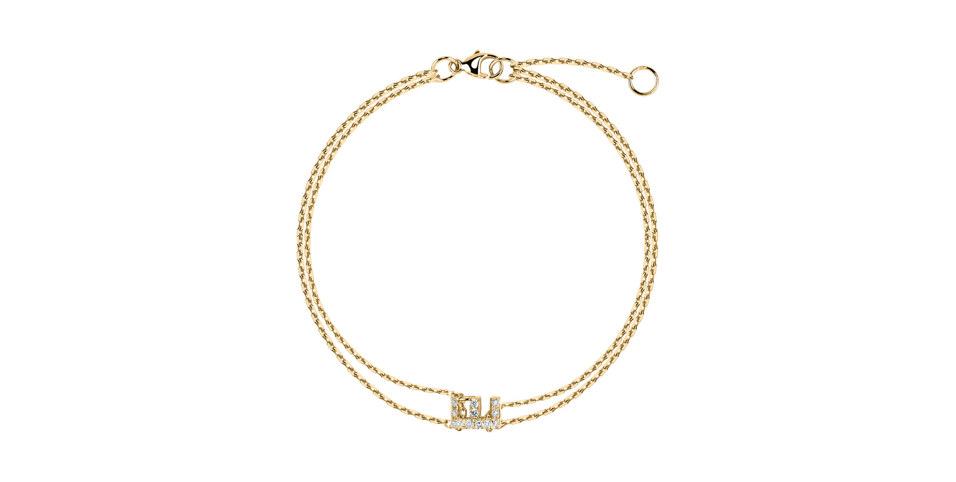 Diamond bracelet Magic Letter