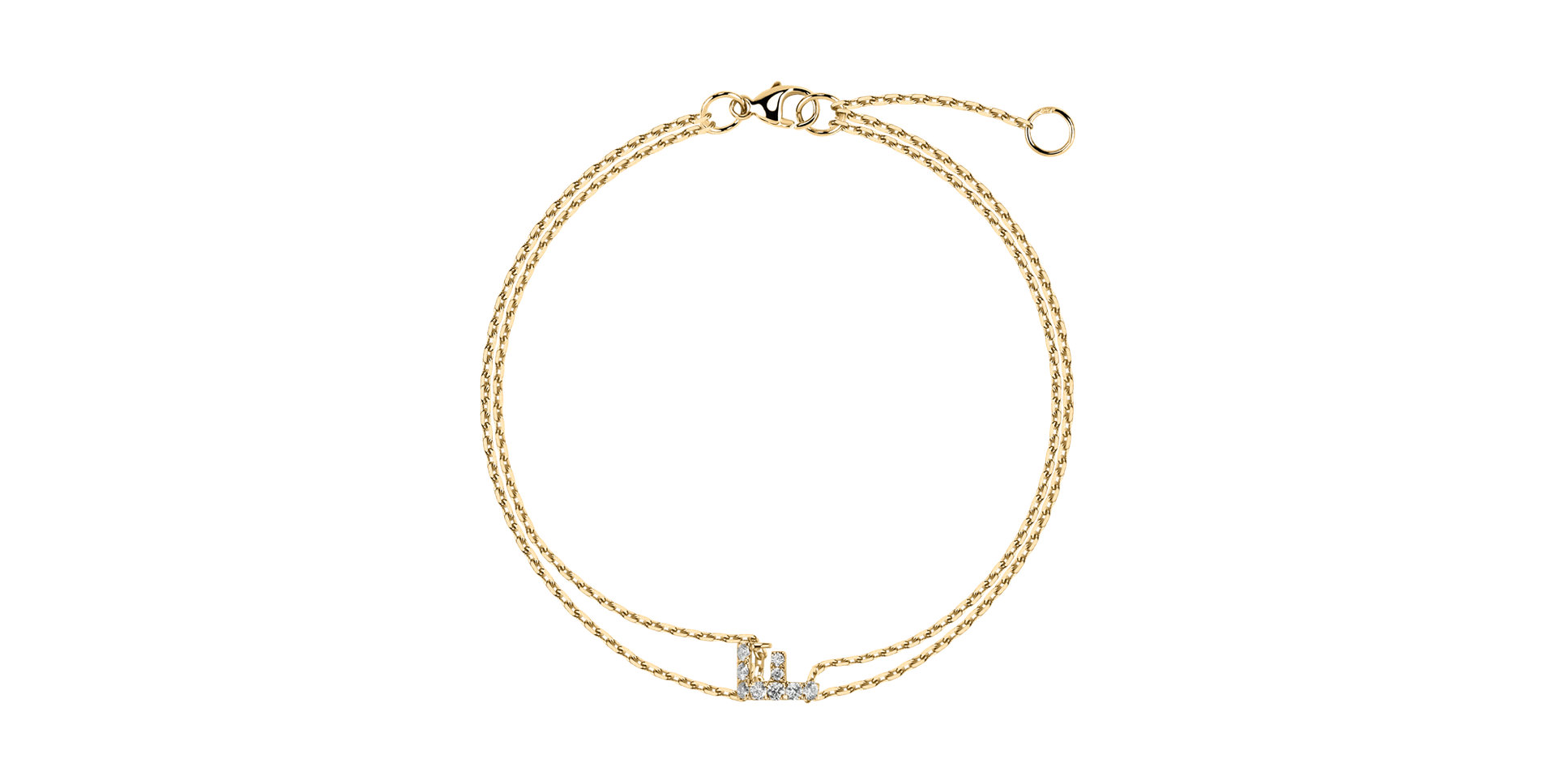 Diamond bracelet Magic Letter