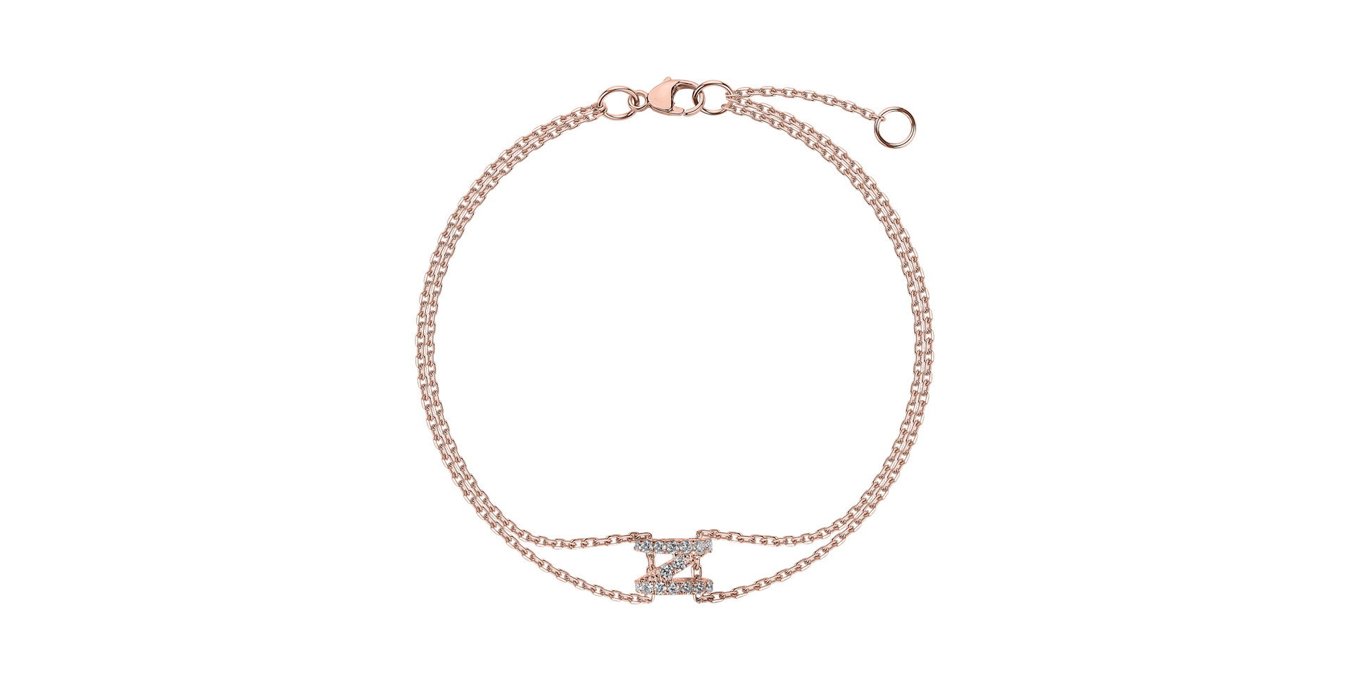 Diamond bracelet Magic Letter
