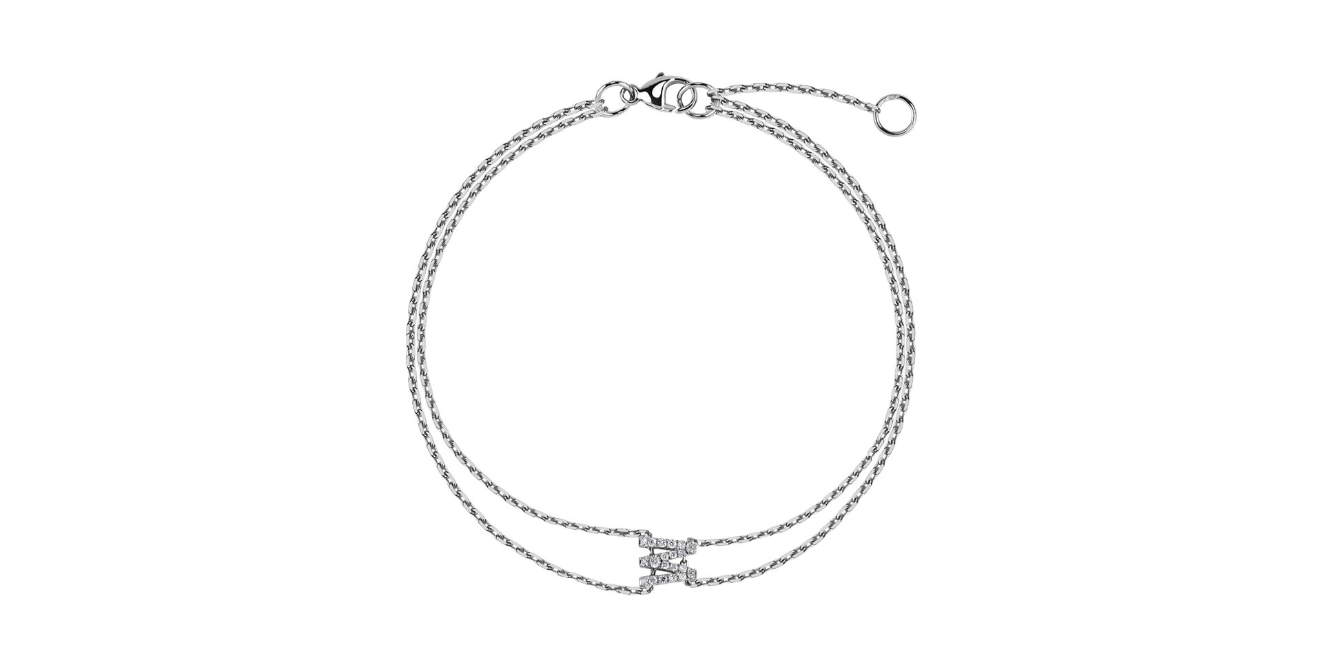 Diamond bracelet Magic Letter