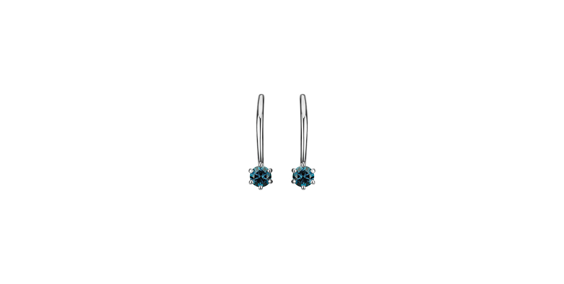 14ct white gold diamond earrings Everyday Glow