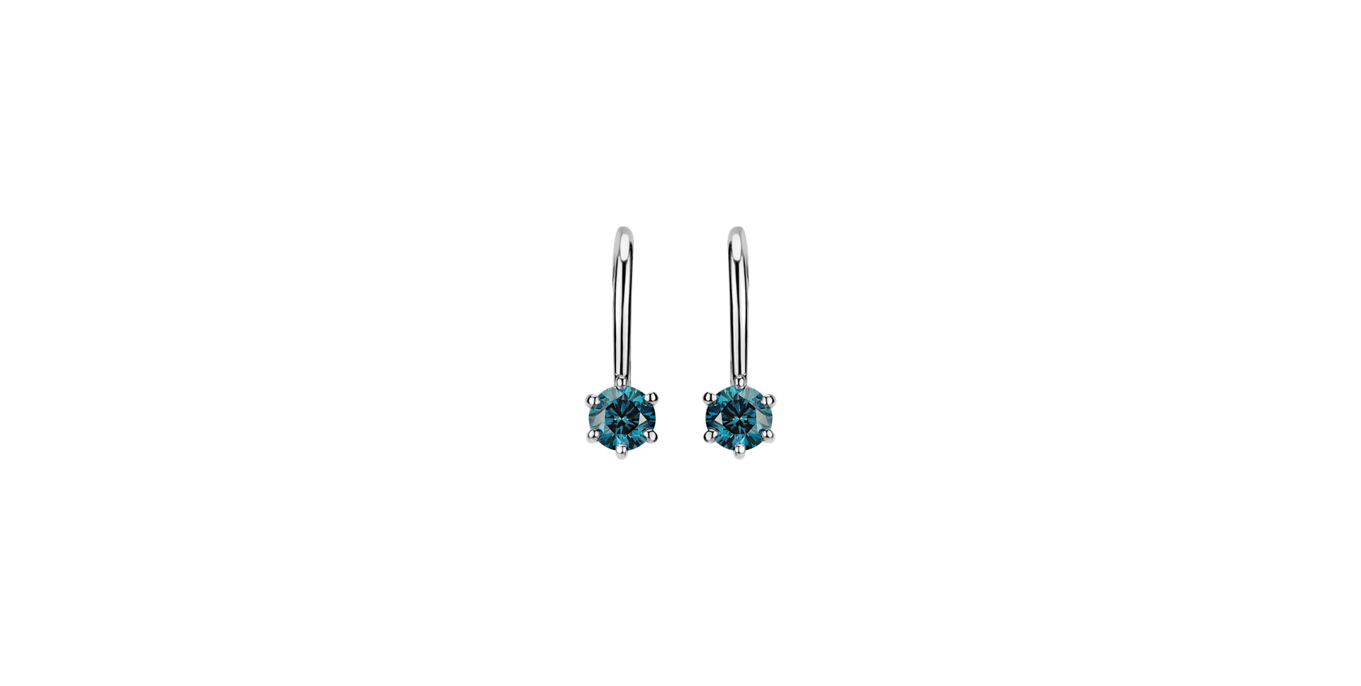 14ct white gold diamond earrings Everyday Glow