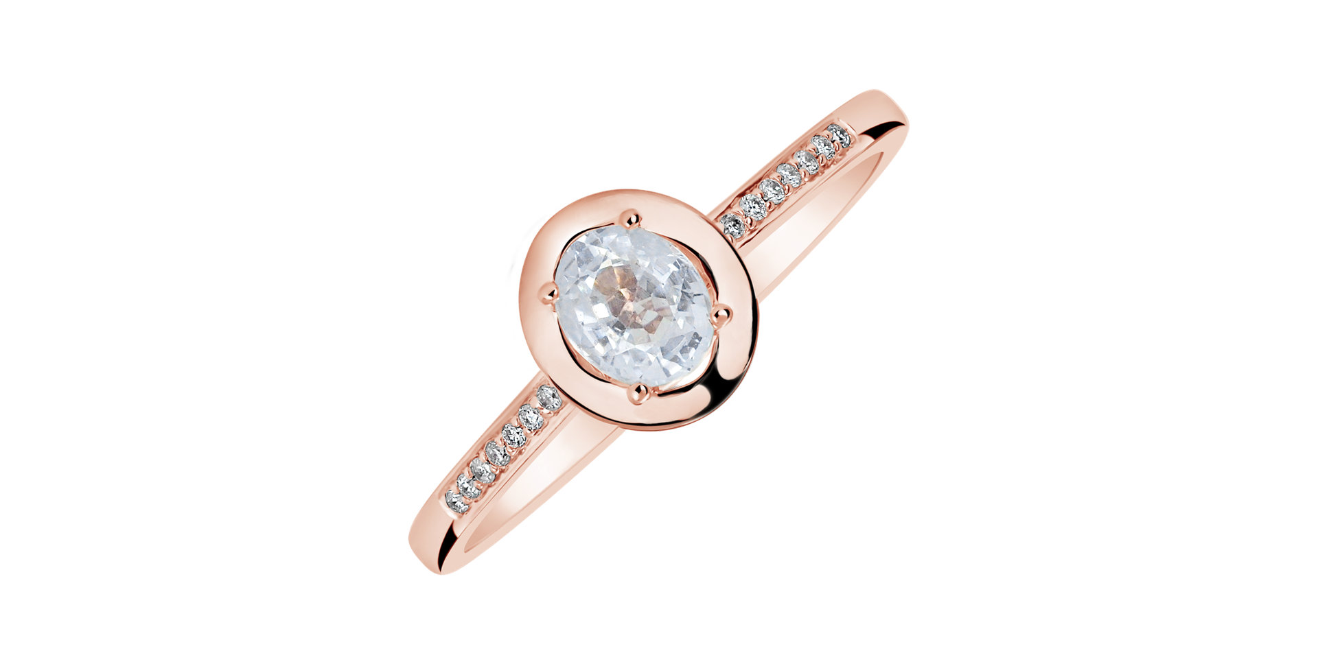 Diamond ring with Sapphire Sapphire Princess