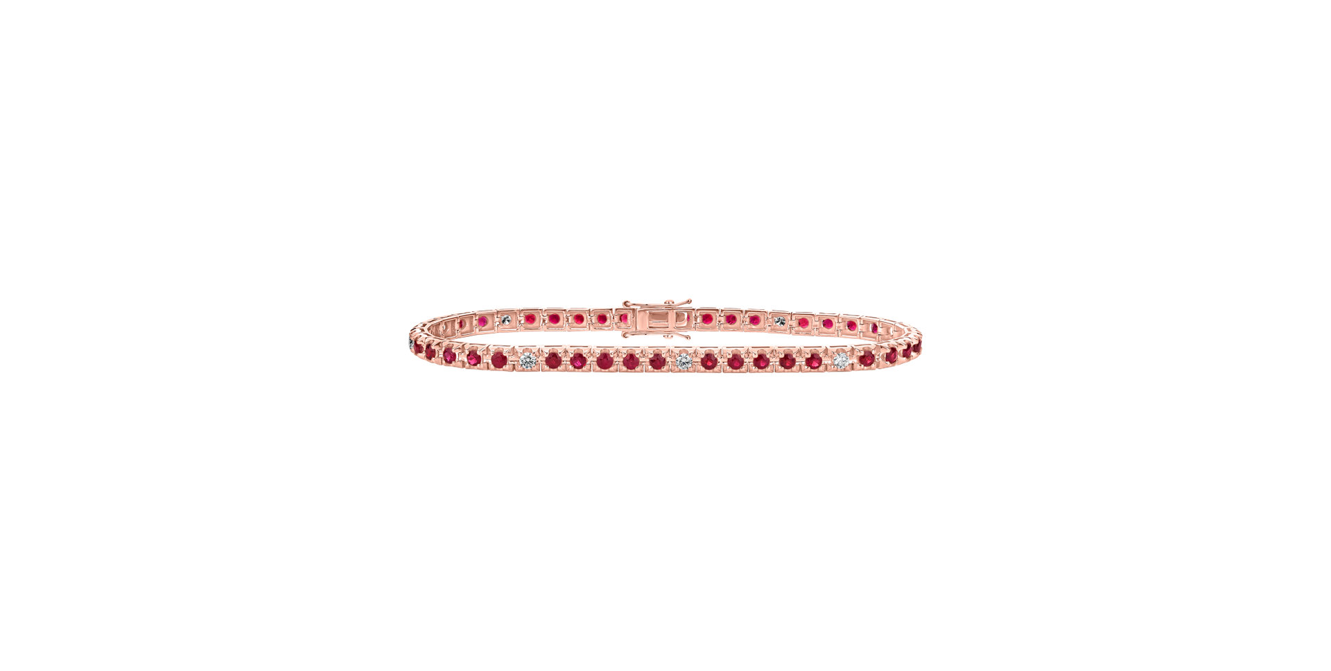 Diamond bracelet with Ruby Ralana