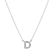 Diamond necklace Shiny Alphabet4