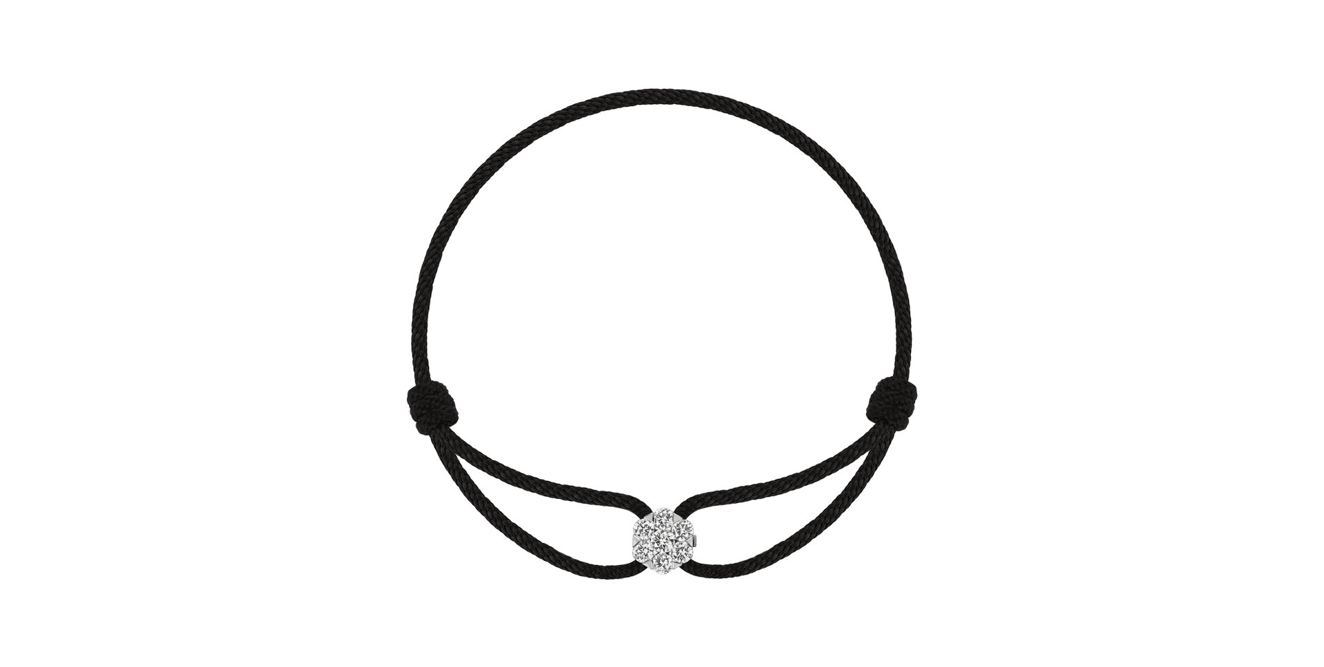 14ct white gold diamond bracelet Stormy Light