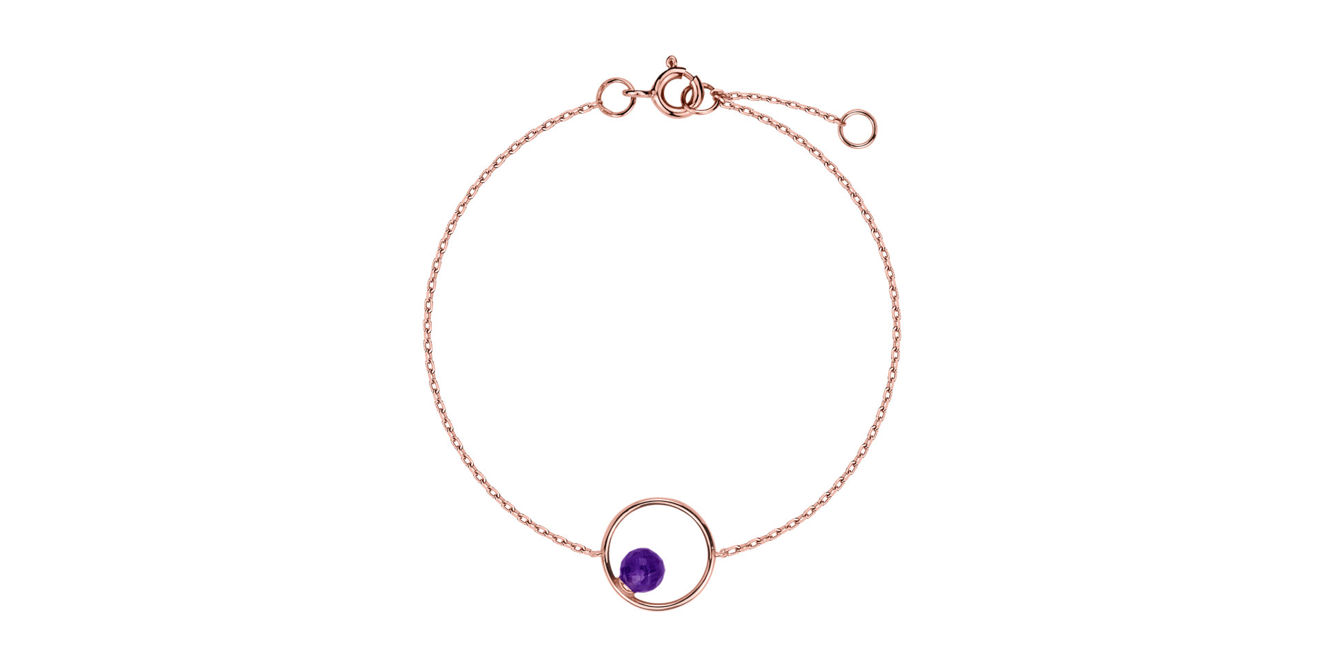 Bracelet with Amethyst Purple Dream