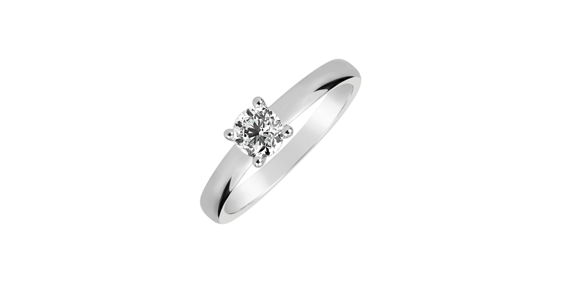 14ct white gold diamond ring Spark of Love