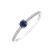 Diamond ring with Sapphire Simplia3