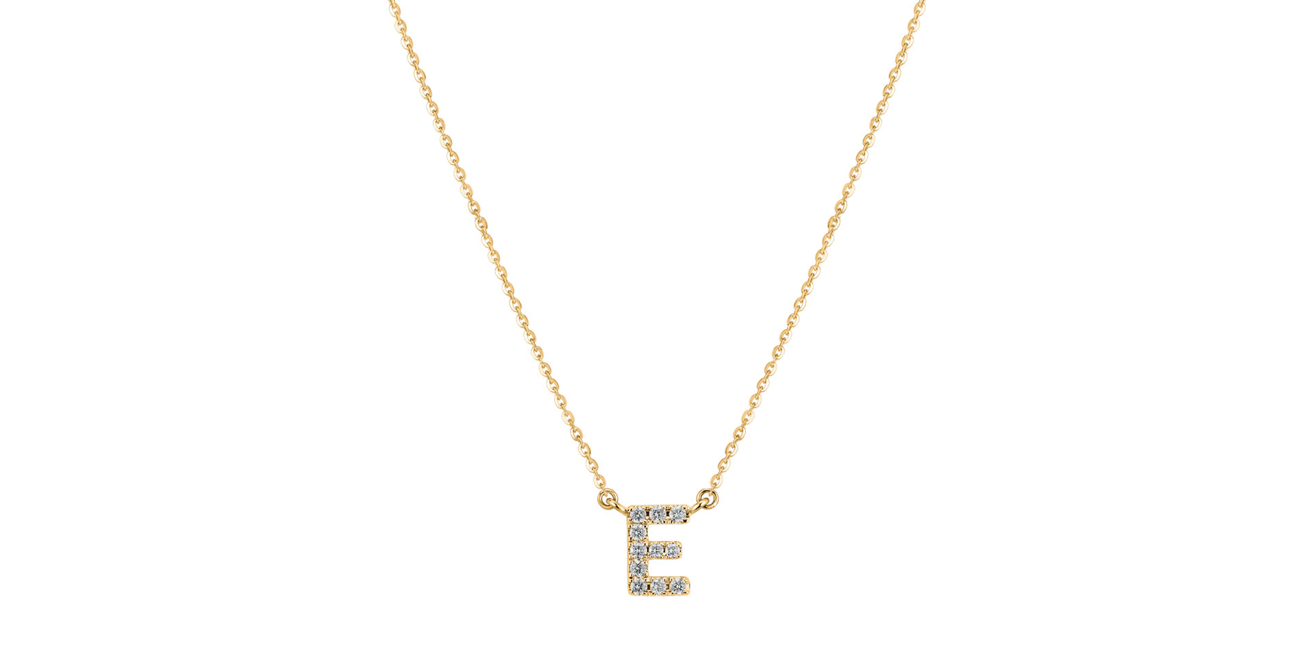 14ct yellow gold diamond necklace Diamond necklace Luxury Clam
