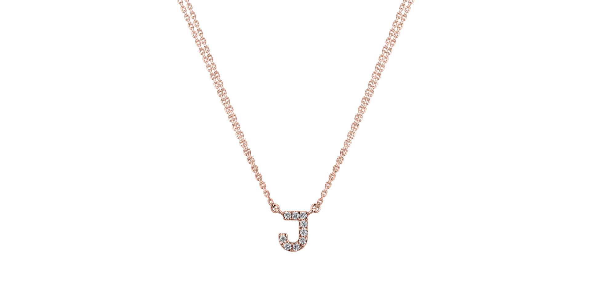14ct rose gold diamond necklace Diamond necklace Luxury Clam