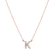 Diamond necklace Shiny Alphabet4