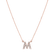 Diamond necklace Shiny Alphabet4