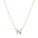 Diamond necklace Shiny Alphabet4