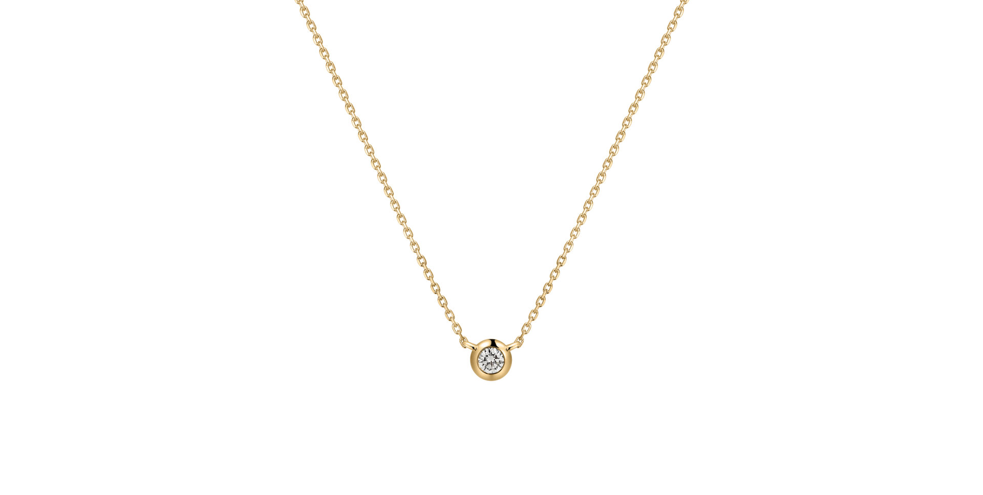 Diamond necklace Sparkling Drop