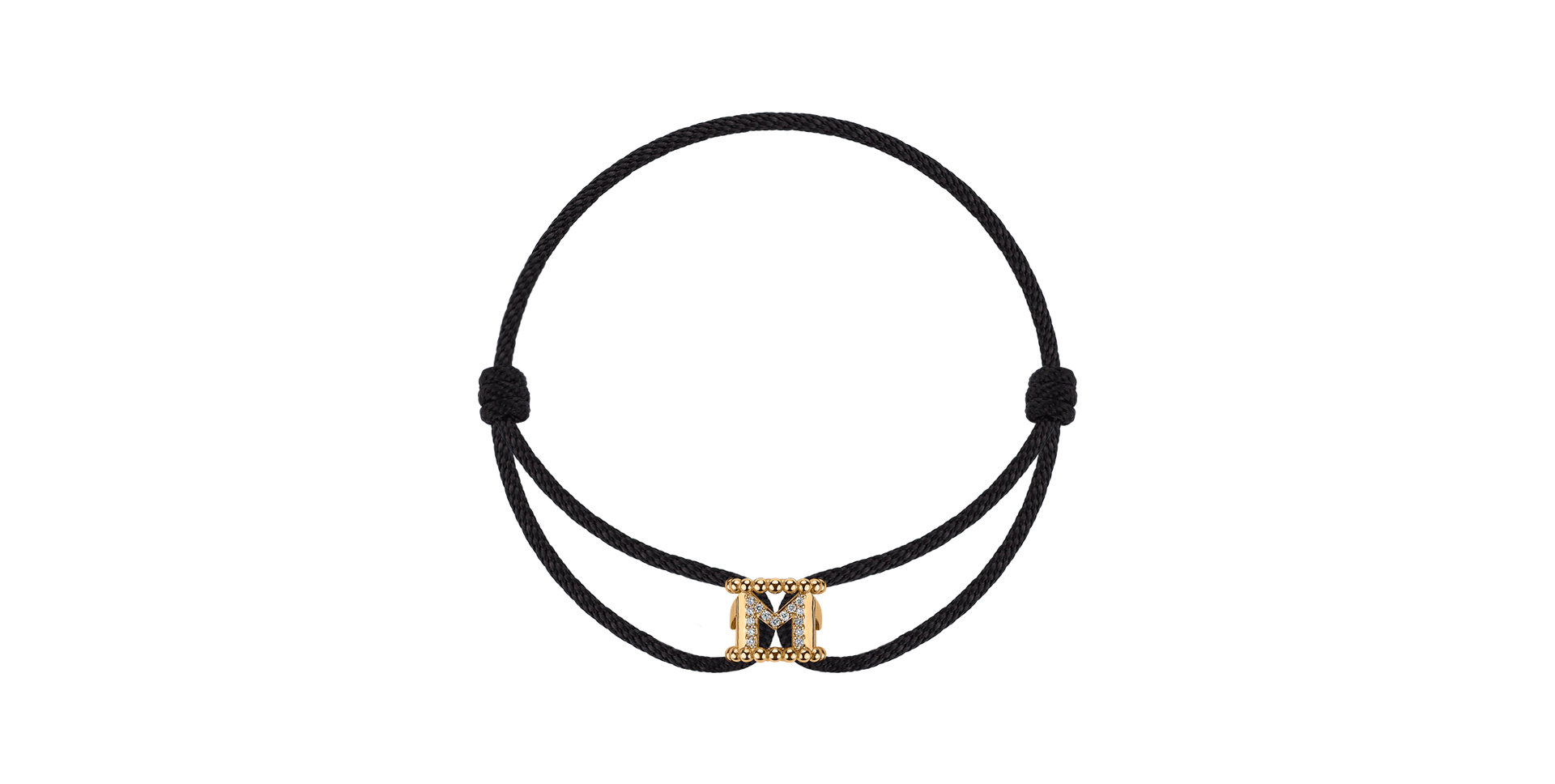 Bracelet with diamonds Magnificent Letter