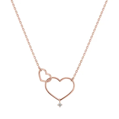 Diamond necklace Double Love
