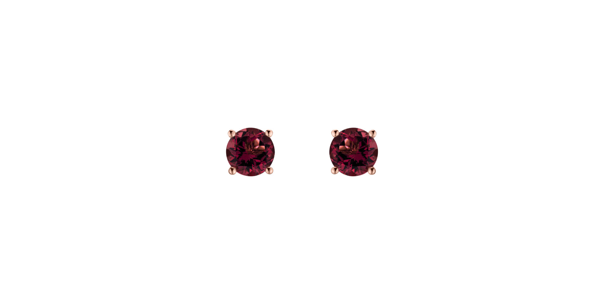 Earrings with Rhodolite Virginia Love