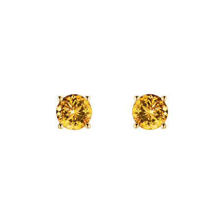 Earrings with Citrine Virginia Love