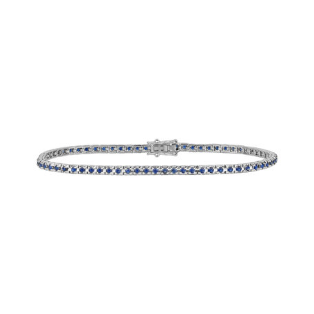 18ct white gold bracelet with Sapphire Nilani