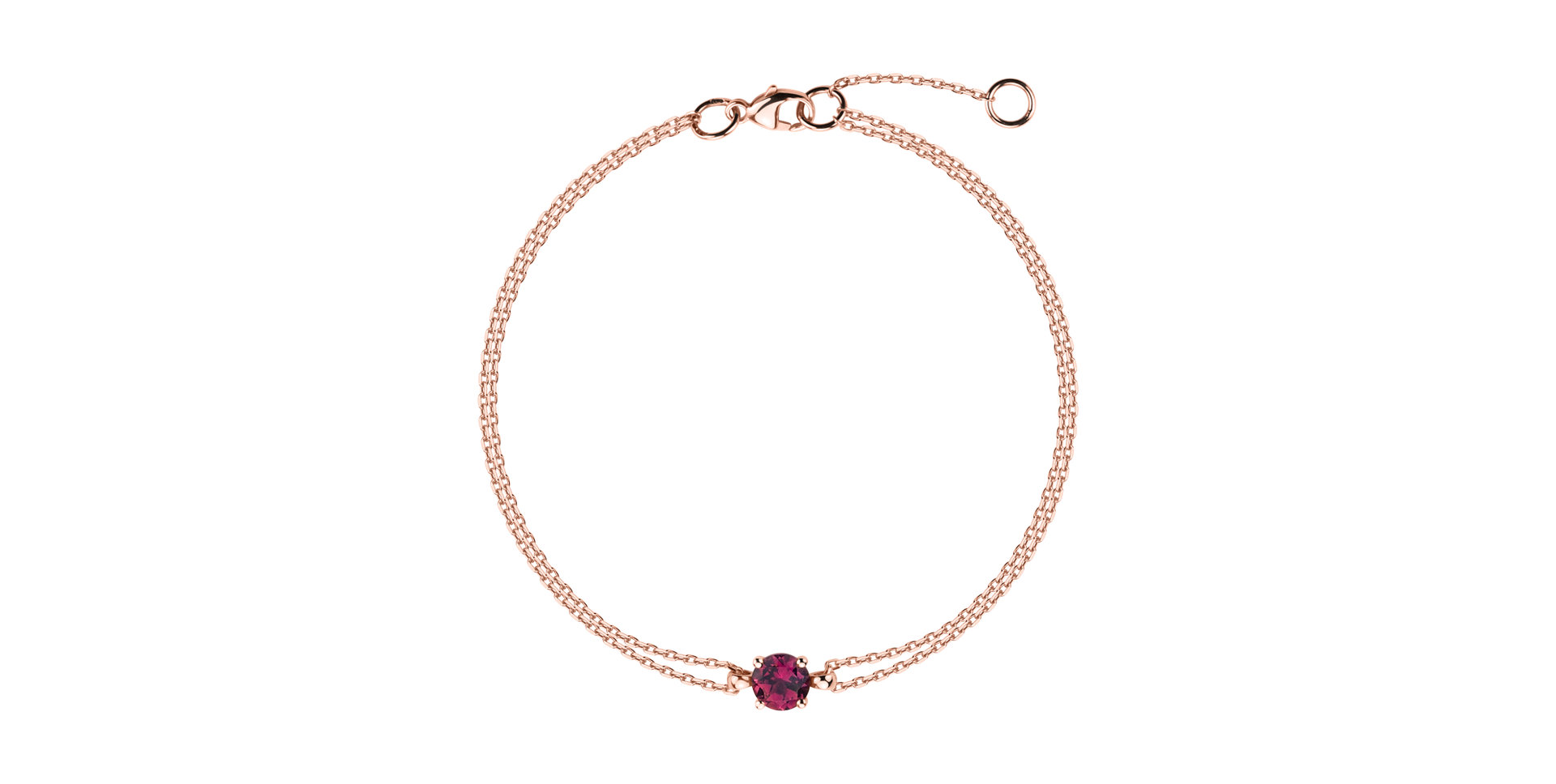 Bracelet with Rhodolite Magic Wish