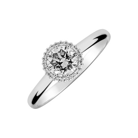 14ct white gold diamond ring Noble Allure