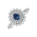 Diamond ring with Sapphire Frozen Drop4
