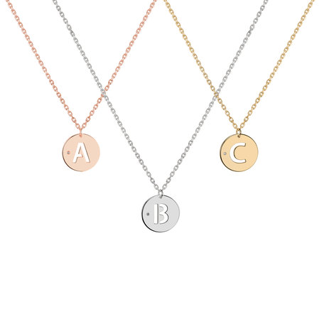 Diamond necklace Cut Coins B