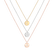 Diamond necklace Cut Coins M4