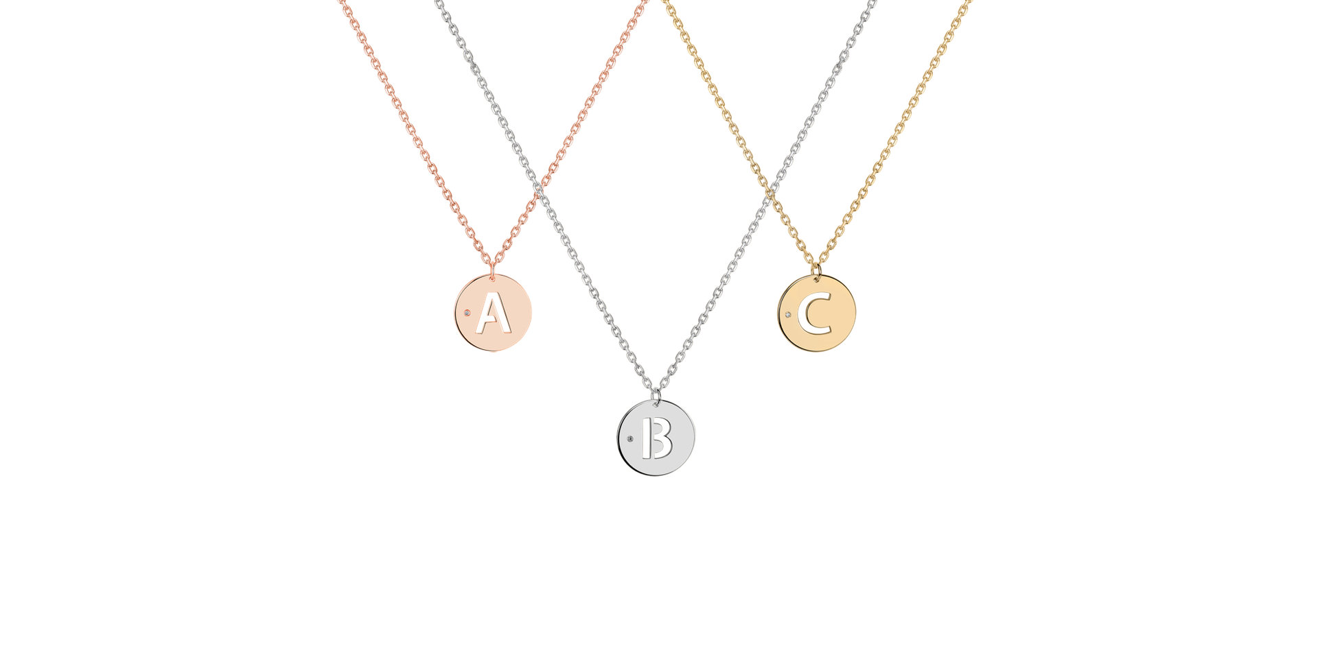 Diamond necklace Cut Coins O
