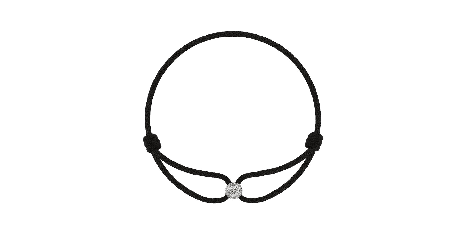 14ct white gold diamond bracelet Arime