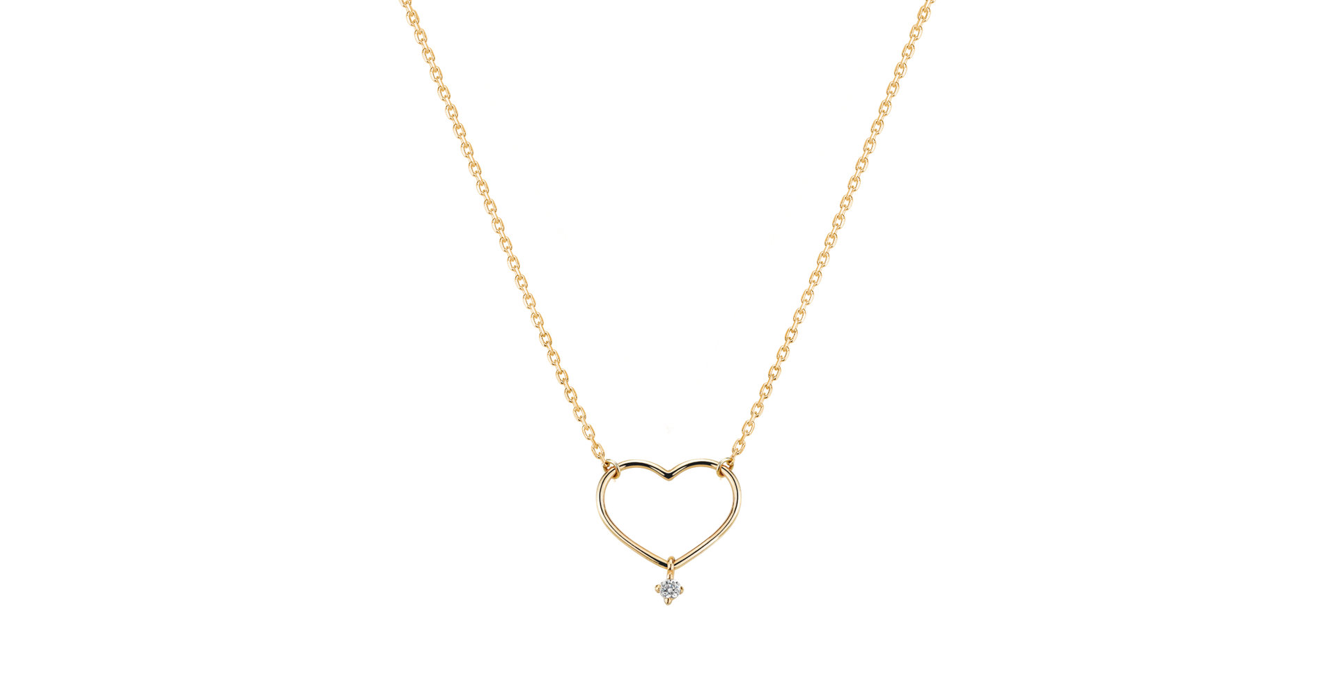 Diamond necklace Eternal Heart