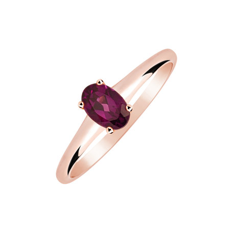 Ring with Rhodolite Mystic Abyss