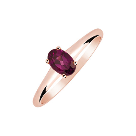 Ring with Rhodolite True Simplicity