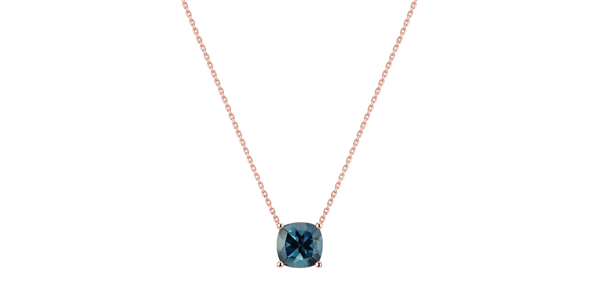 Necklace with Topaz London Manon