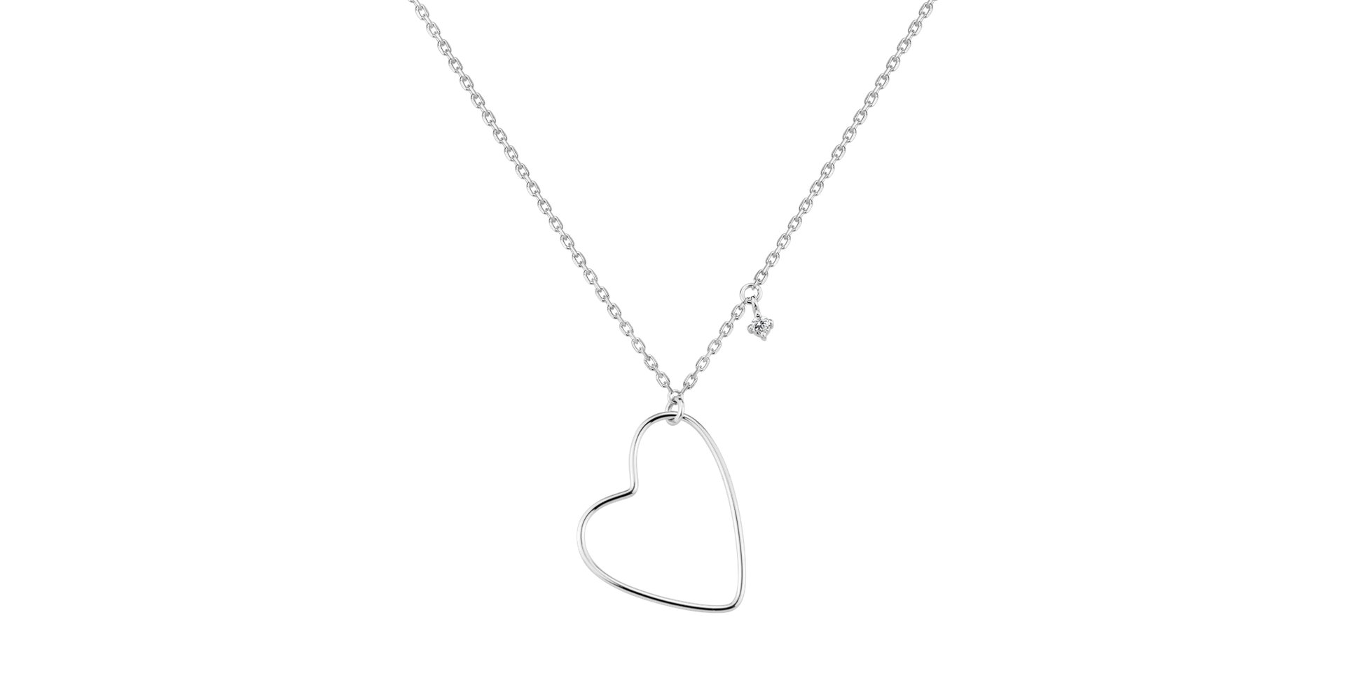 Diamond necklace Heartbeat Haven