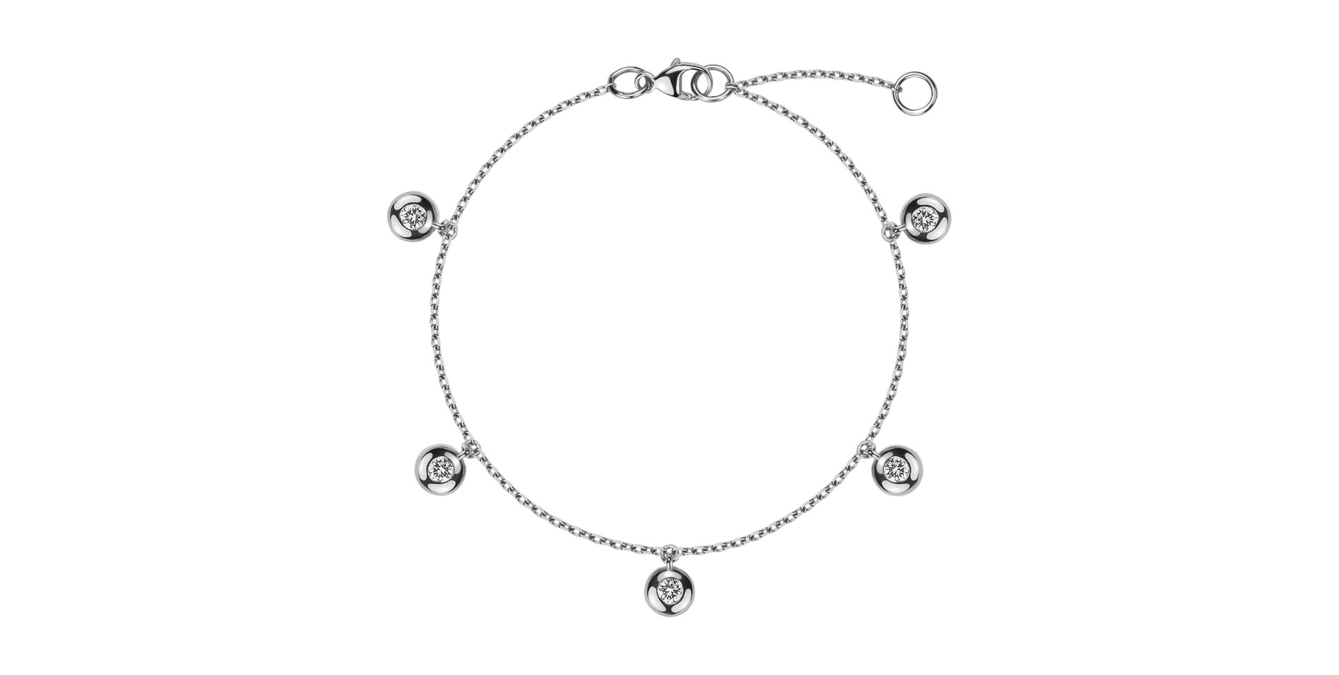 Diamond bracelet Tropical rain