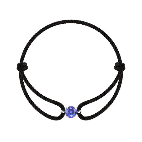 14ct white gold bracelet with Tanzanite Delilah