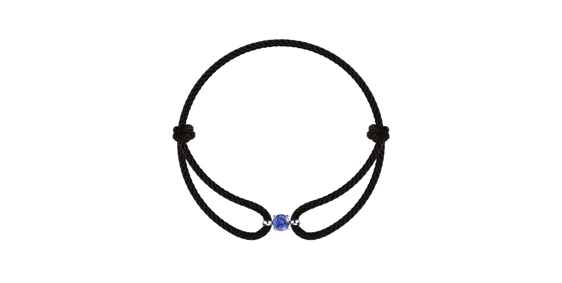 14ct white gold bracelet with Tanzanite Delilah