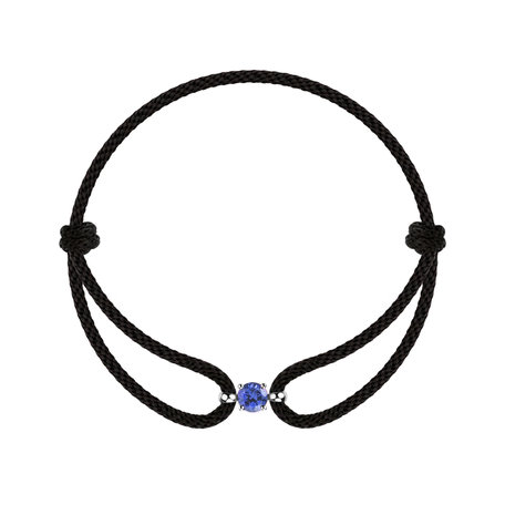 14ct white gold bracelet with Tanzanite Delilah