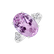 Diamond ring with Kunzite Pink Dream4