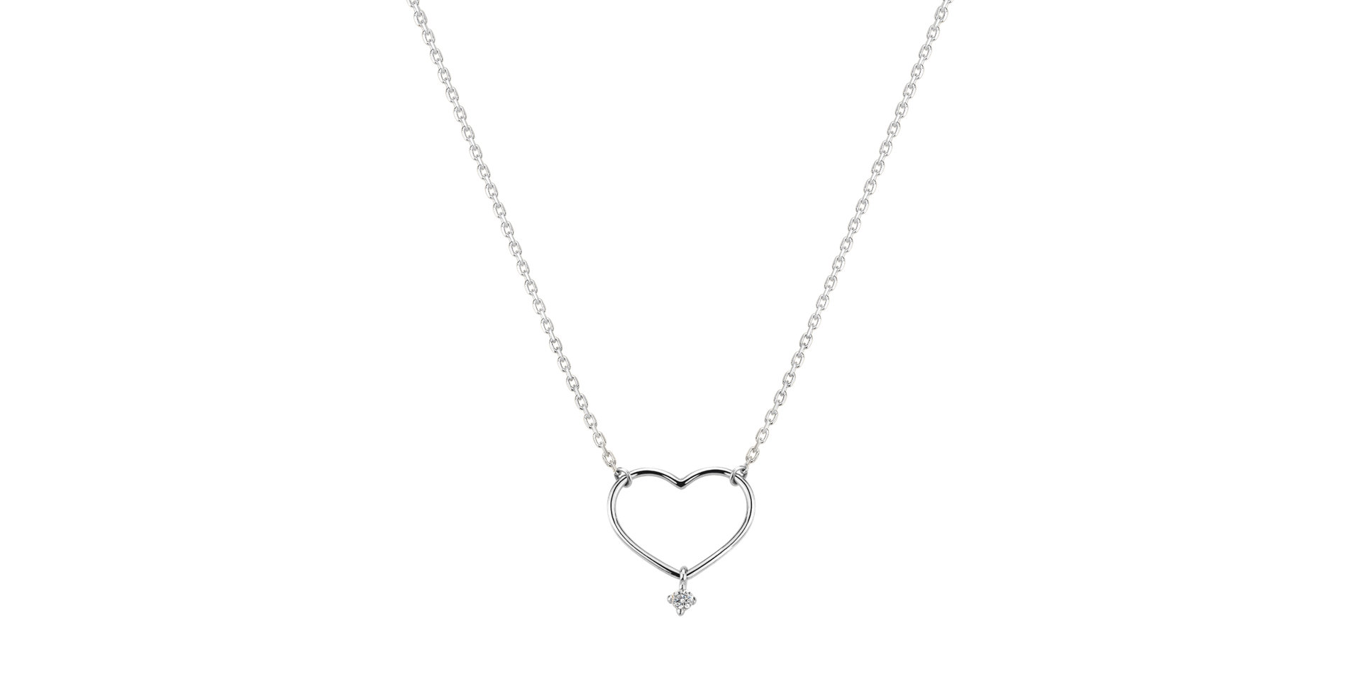 Diamond necklace Eternal Heart