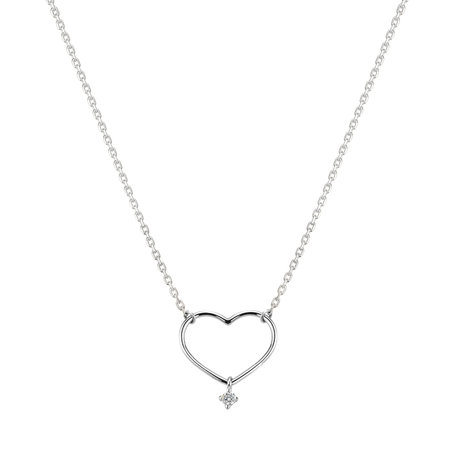 Diamond necklace Eternal Heart