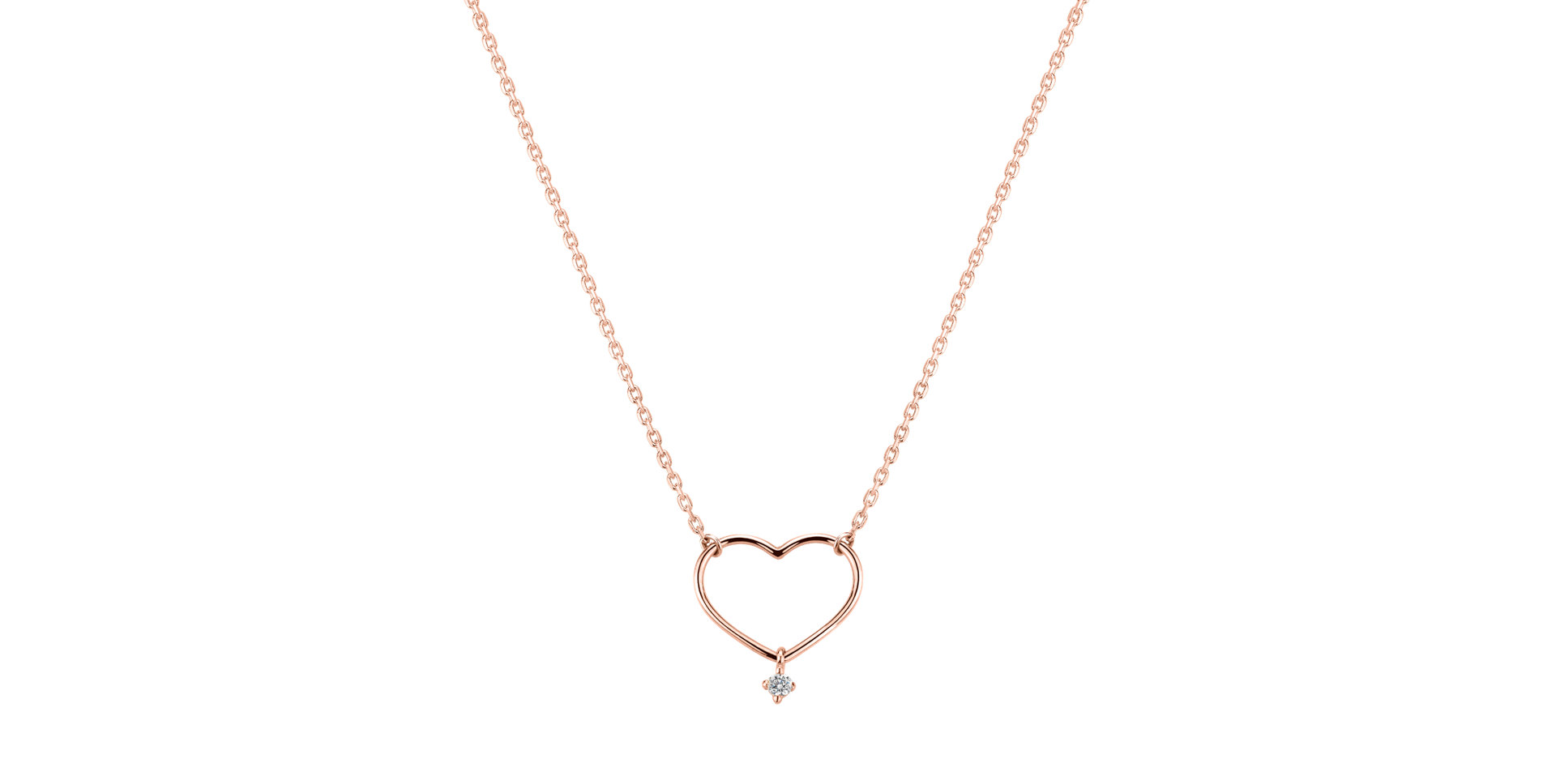Diamond necklace Eternal Heart